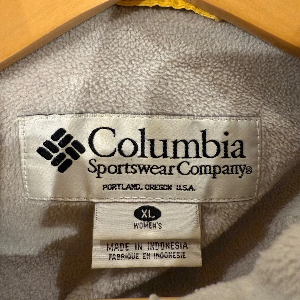 Vintage Columbia Sportswear Womens XL Full Zip Hooded Jacket‎ rare Outdoor